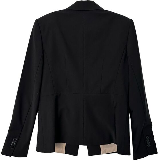 Ann Taylor Black Wool 2-Button Blazer| Size 8 - Picture 3 of 10